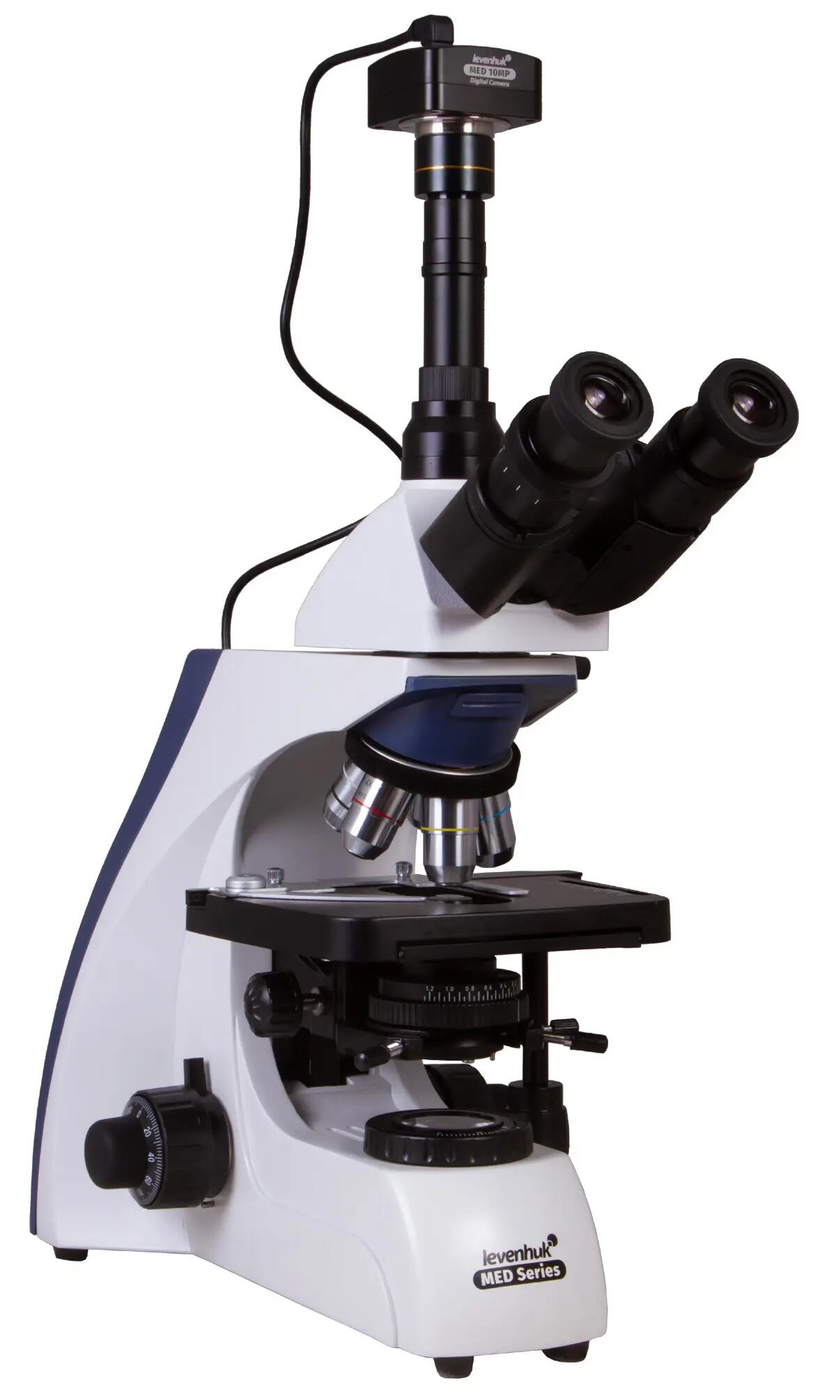 Microscopio trinoculare - MED D30T - semi‑plan acromatico 4/6