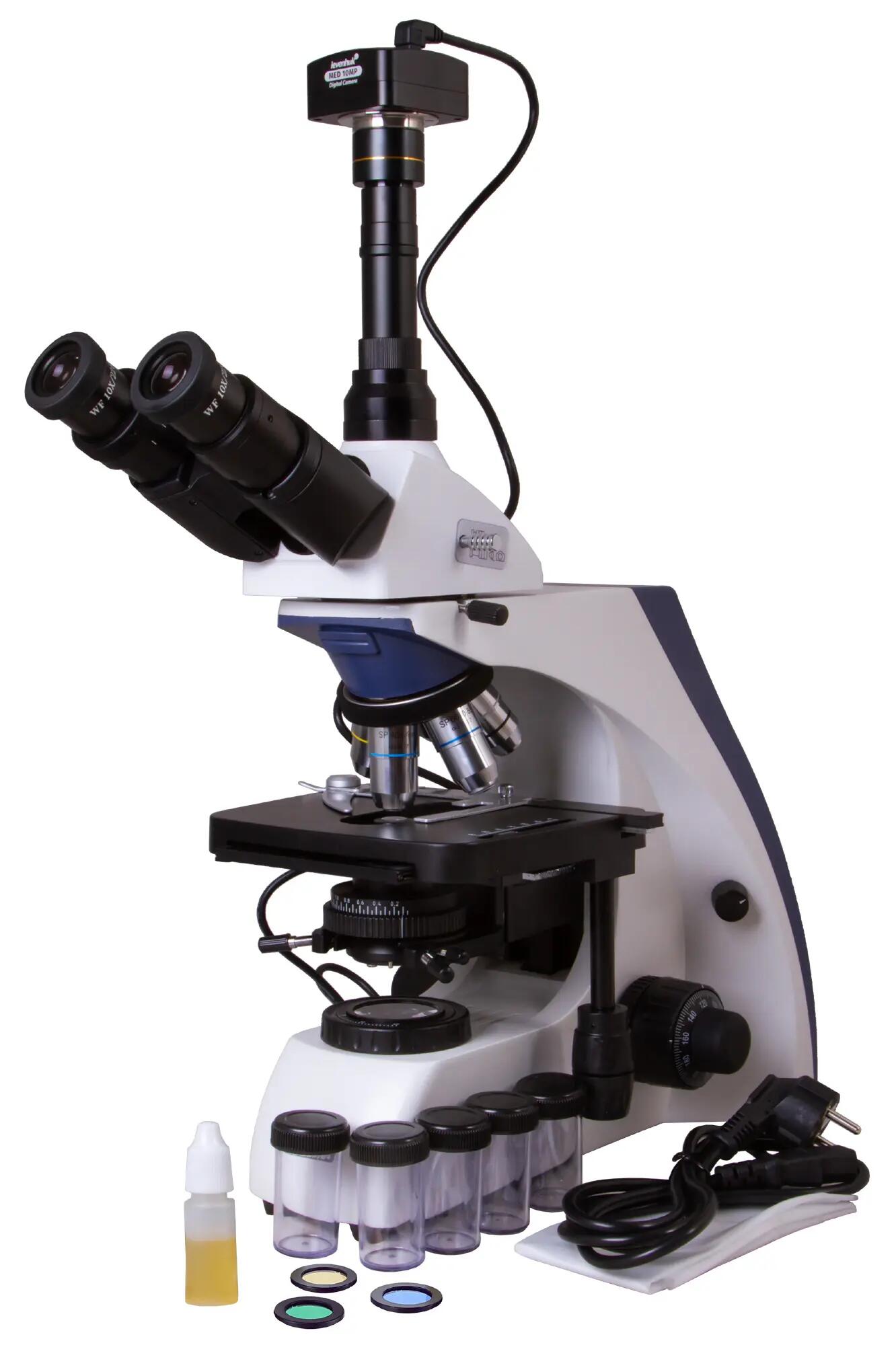 Microscopio trinoculare - MED D30T - semi‑plan acromatico 2/6