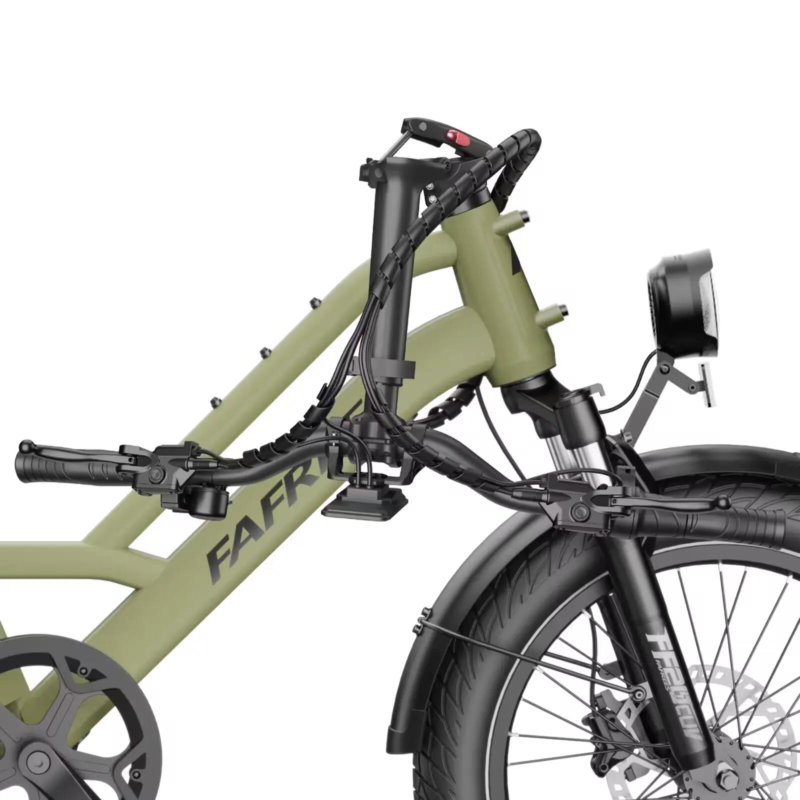 Cargo EBike FF20 CUV Batterie Doppie 15Ah 170 km Fat Gomme sedile posteriore 3/6