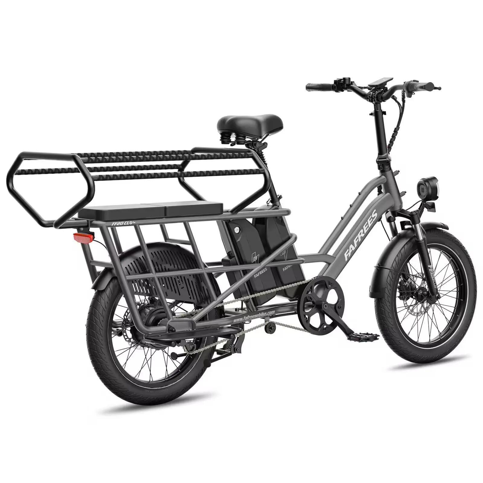 Cargo EBike FF20 CUV Batterie Doppie 15Ah 170 km Fat Gomme sedile posteriore 2/6
