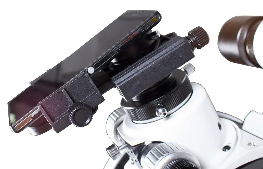 Adaptador para smartphone - fotografía óptica - Levenhuk A10 - negro 6/6