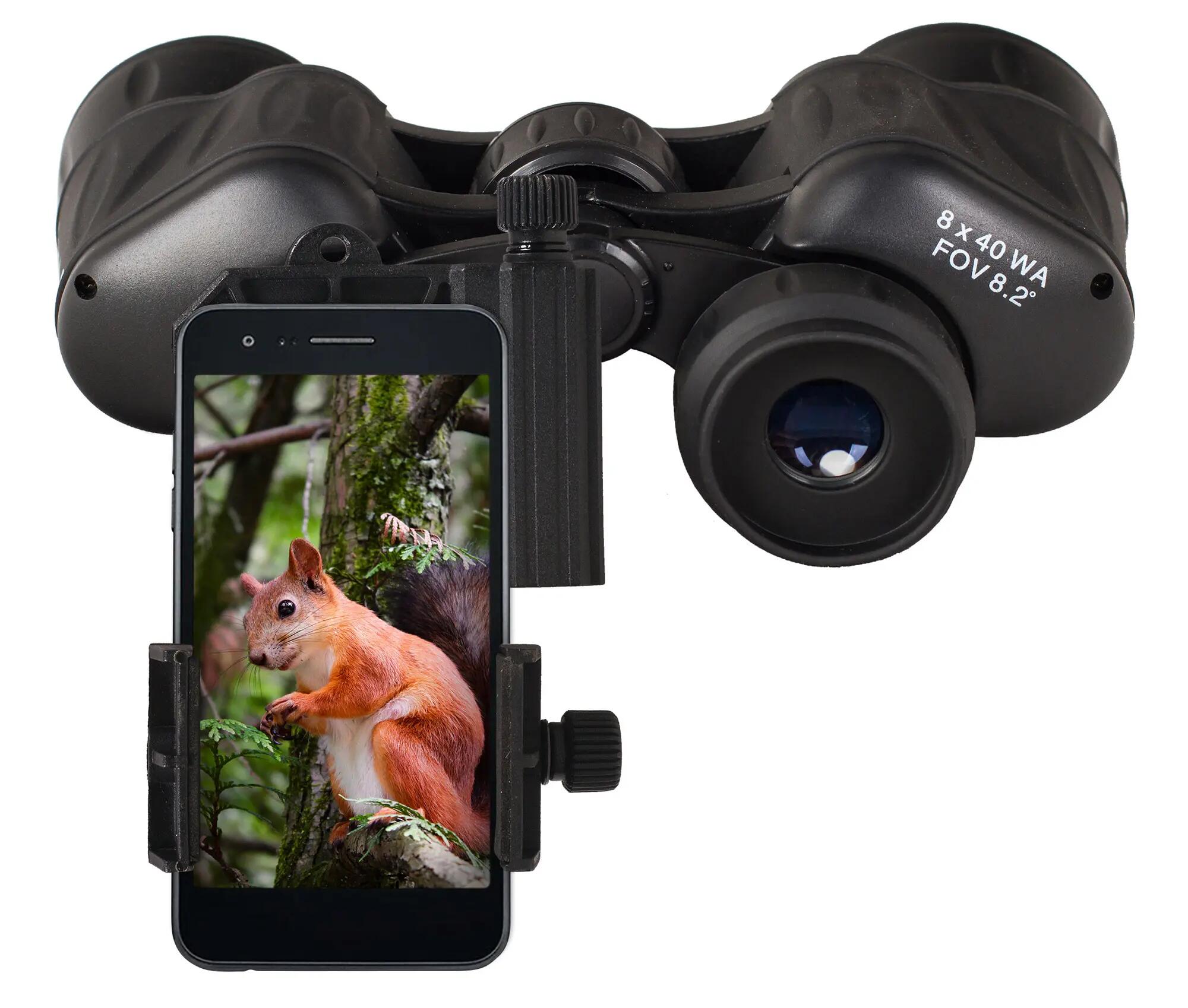 Adaptador para smartphone - fotografía óptica - Levenhuk A10 - negro 3/6