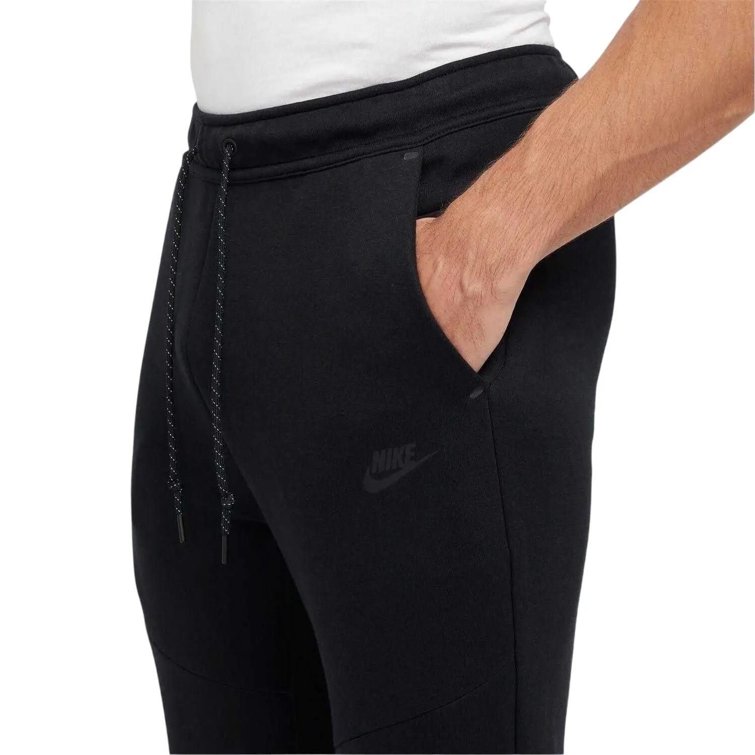 Mens Tech Fleece Joggers (Black) 4/4