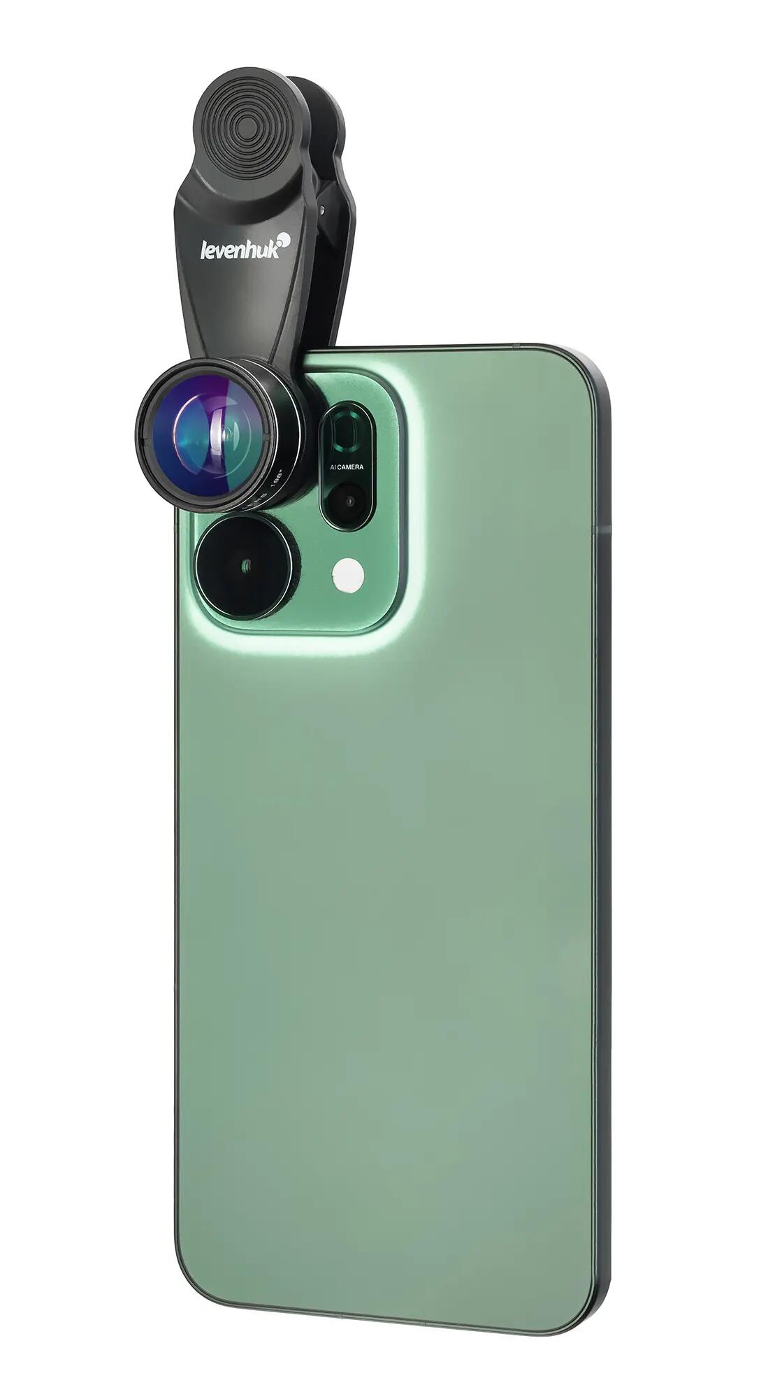 Kit de lentes y filtros creativos para smartphone Levenhuk Lens S7 - negro 3/6