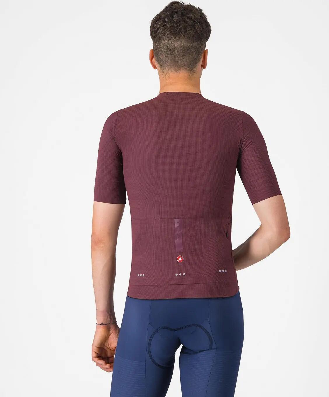 Maillot Manches Courtes Castelli Premio Evo Bordeaux 3/7