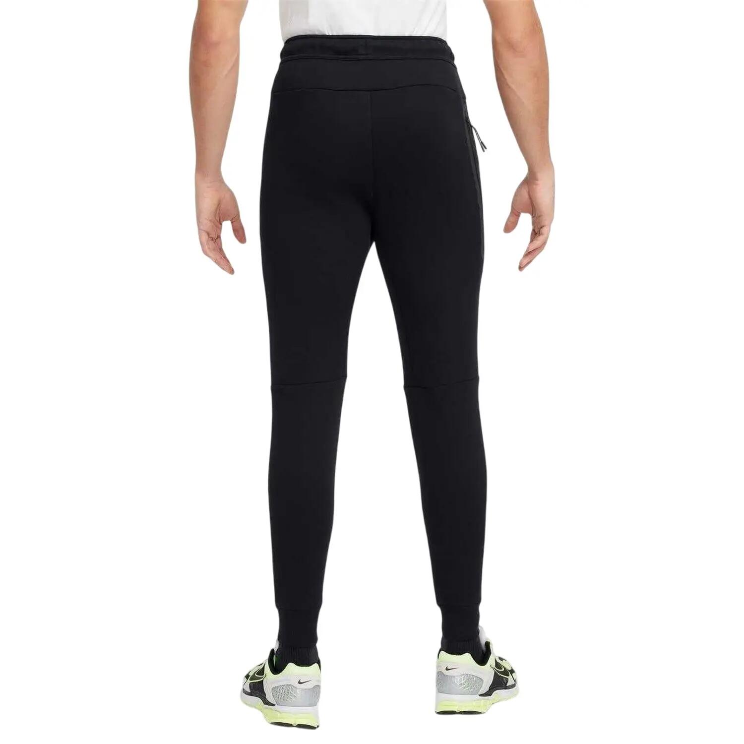 Mens Tech Fleece Joggers (Black) 3/4