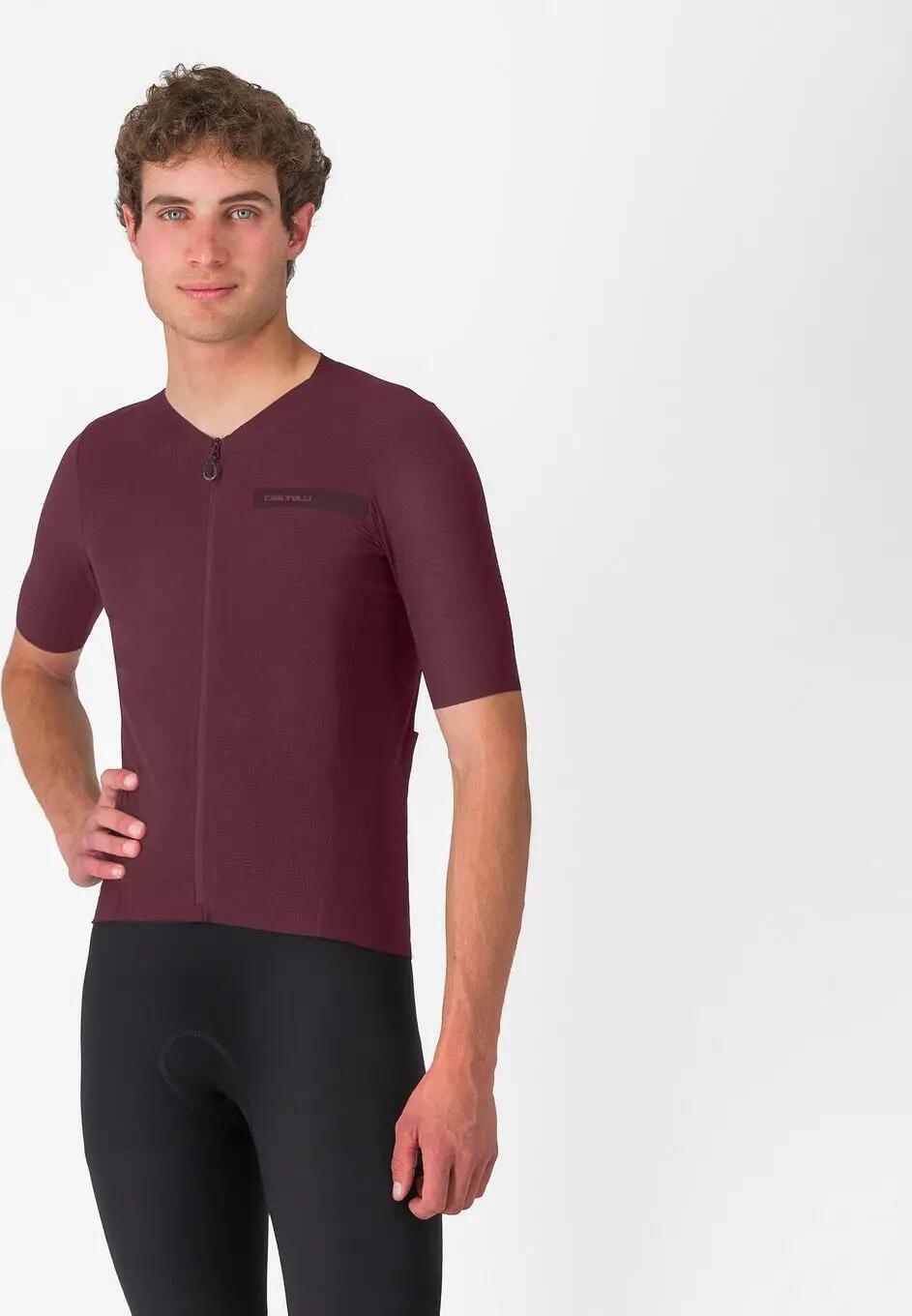Maillot Manches Courtes Castelli Premio Evo Bordeaux 2/7