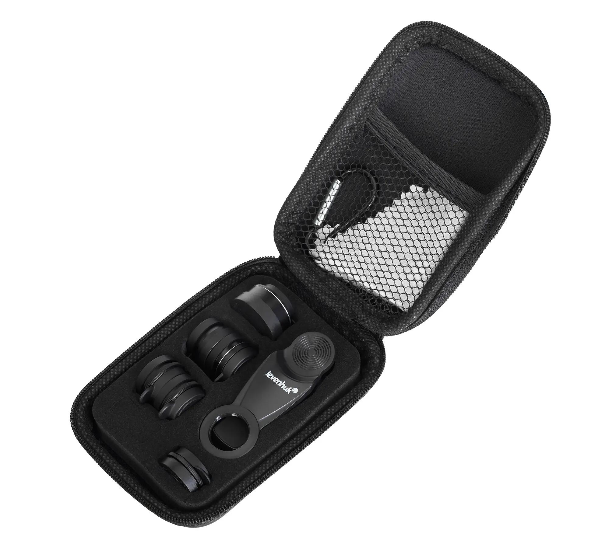 Kit de lentes y filtros creativos para smartphone Levenhuk Lens S7 - negro 2/6