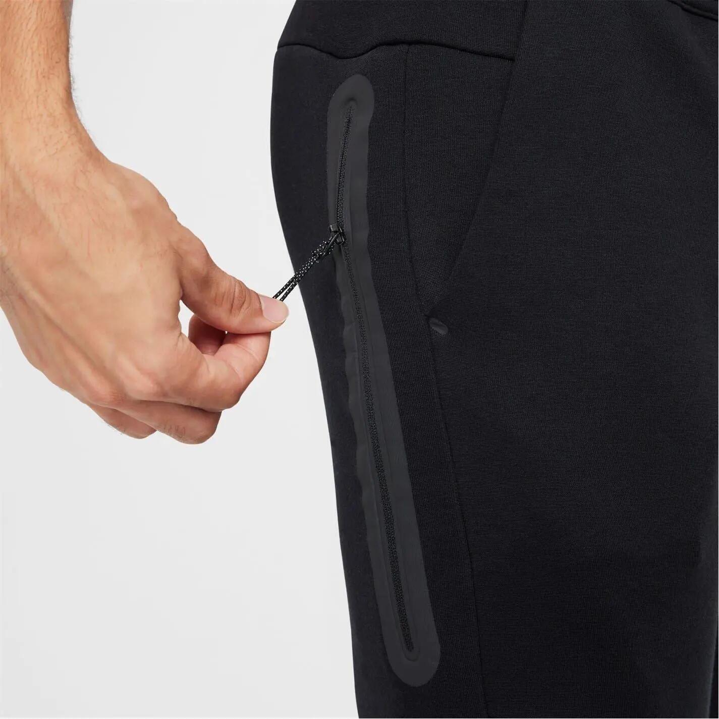 Mens Tech Fleece Joggers (Black) 2/4