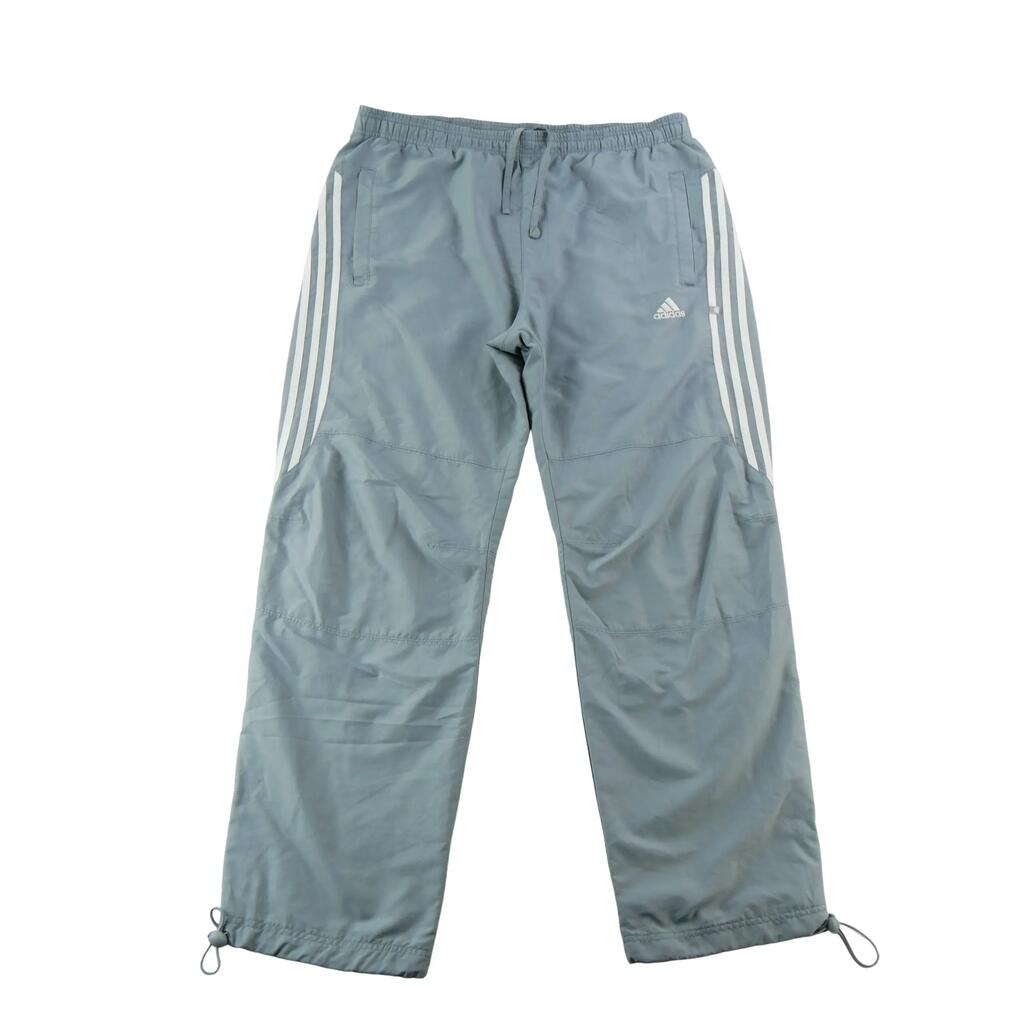 Second life - Adidas Men's Jogging Pants with White 3 Stripes Gray - Excellent