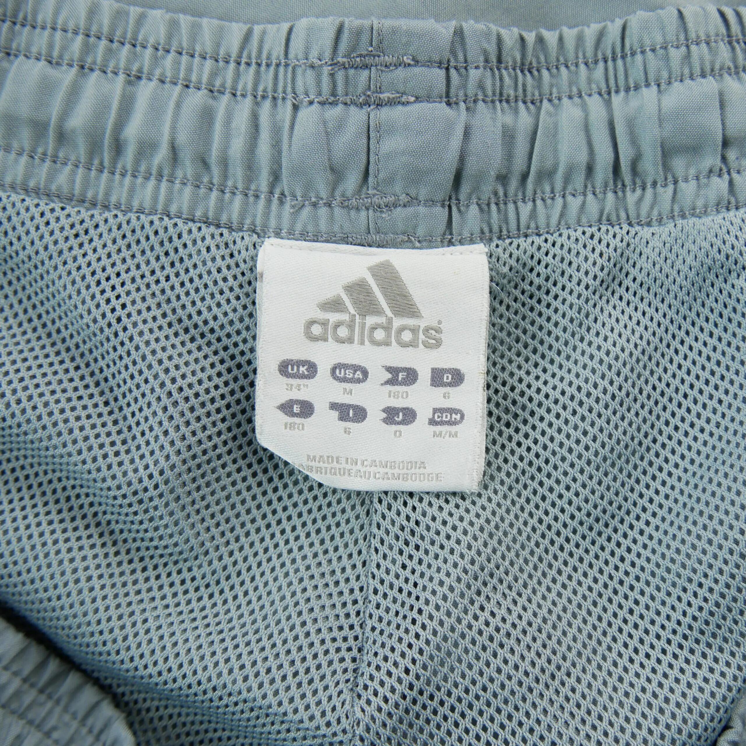 Tweedehands - Joggings voor heren Adidas met 3 witte strepen grijs - Als nieuw 6/6