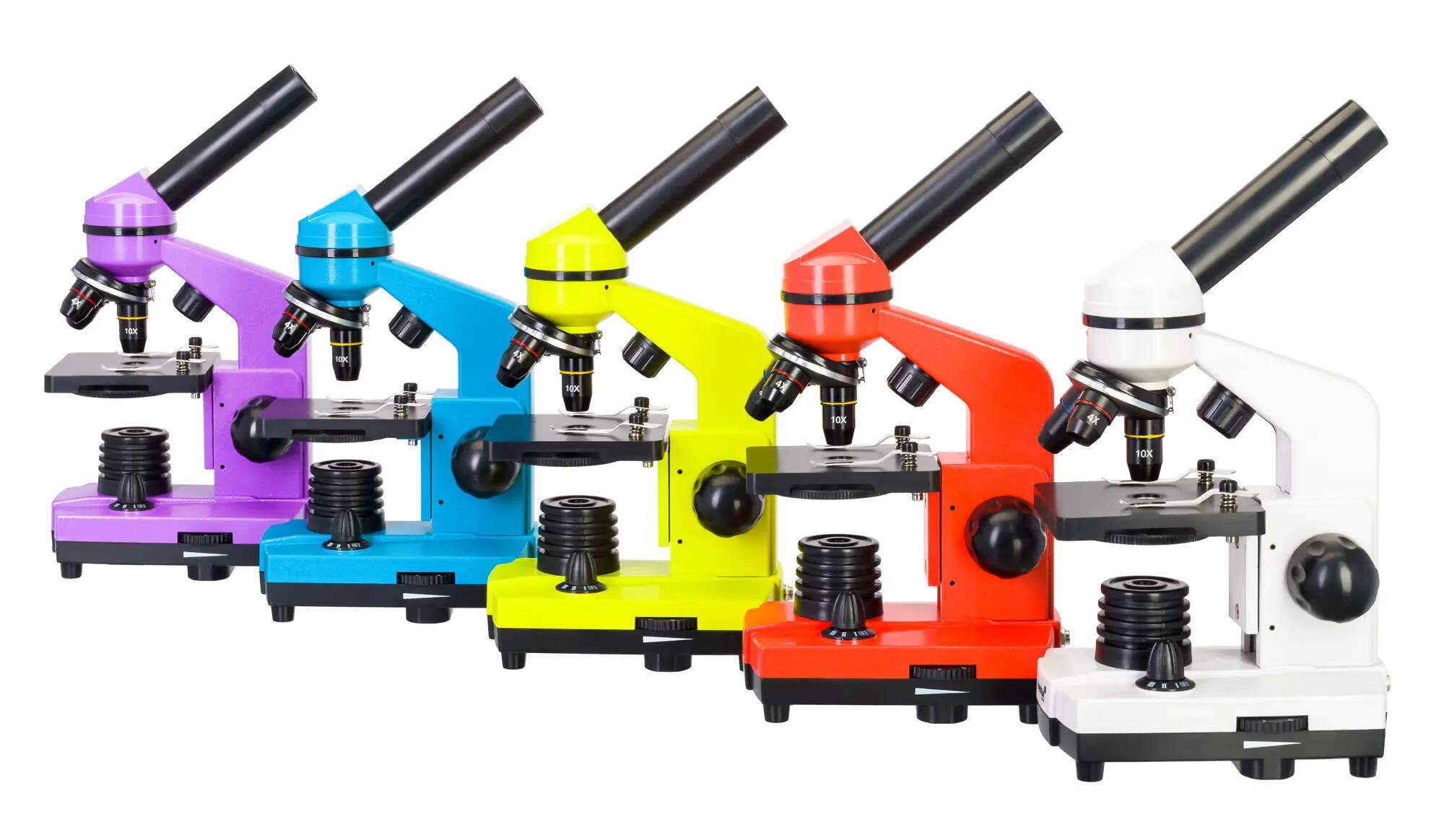 Microscopio educativo, 40-400x - Levenhuk Rainbow 2L - nero 3/6
