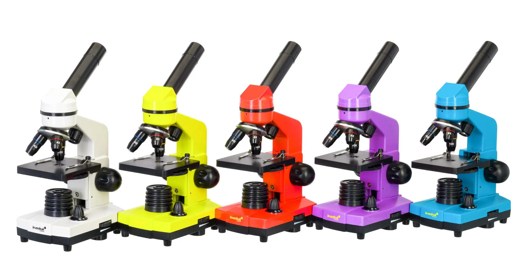 Microscopio educativo, 40-400x - Levenhuk Rainbow 2L - nero 2/6