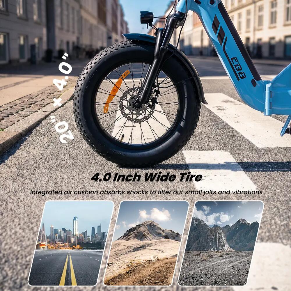 Elektrische fiets voor volwassenen iScooter EB8 48V 15Ah batterij 250W motor 8/15