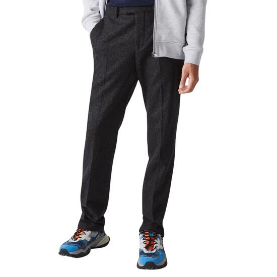 Herren Elegante Wollhose Lacoste Grau