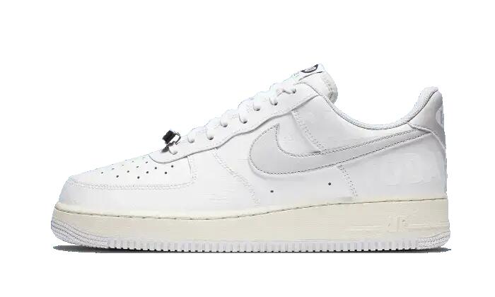 Chaussures - walking - homme - cuir graphique - air force 1-800 - blanc 1/3