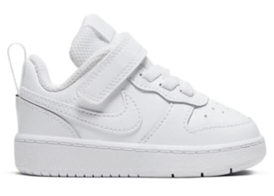 Scarpe - Walking - Bambini - Velcro Pelle - Court Borough Low 2 - Bianco