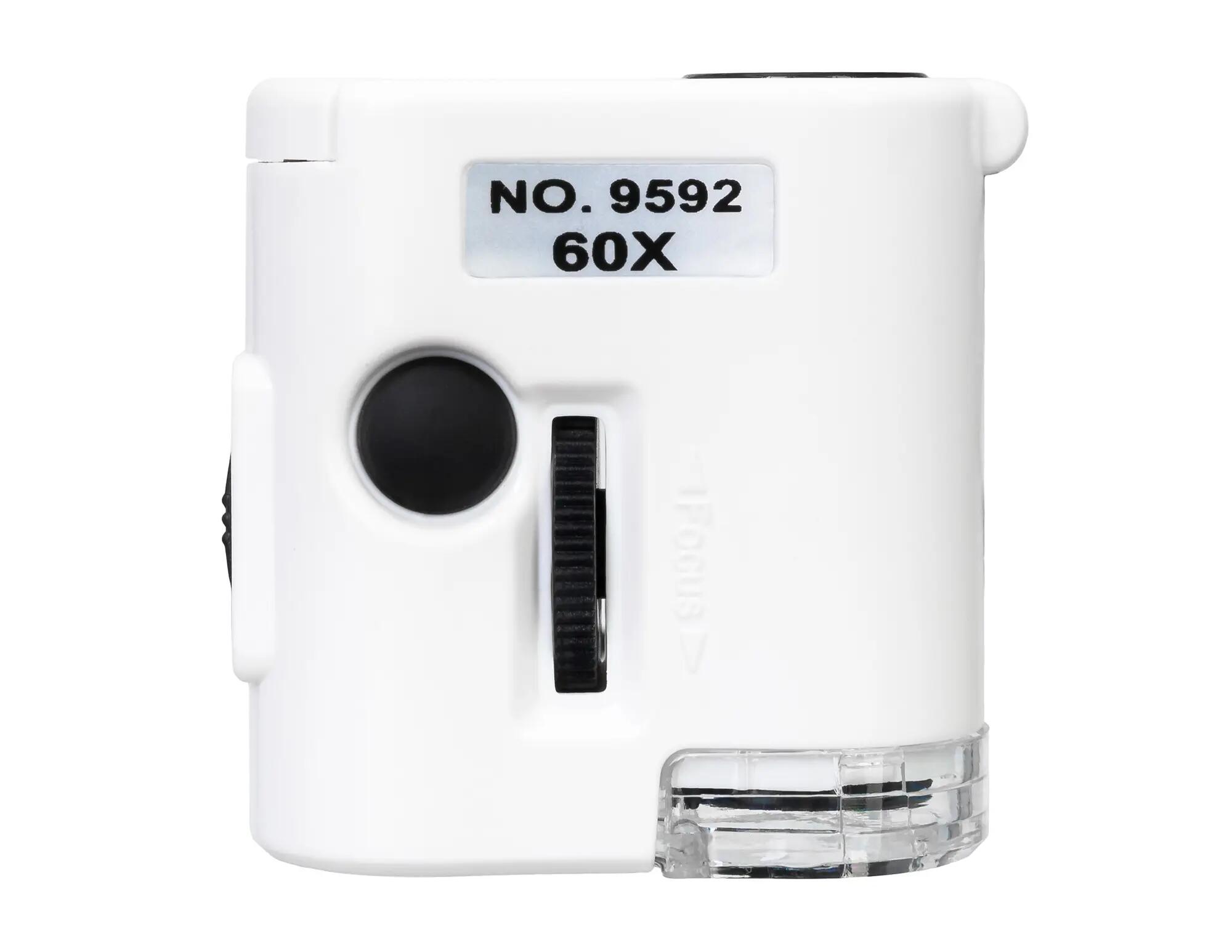 Microscopio tascabile Levenhuk Zeno Cash ZC2 - 60x, luci LED e UV, nero 5/6