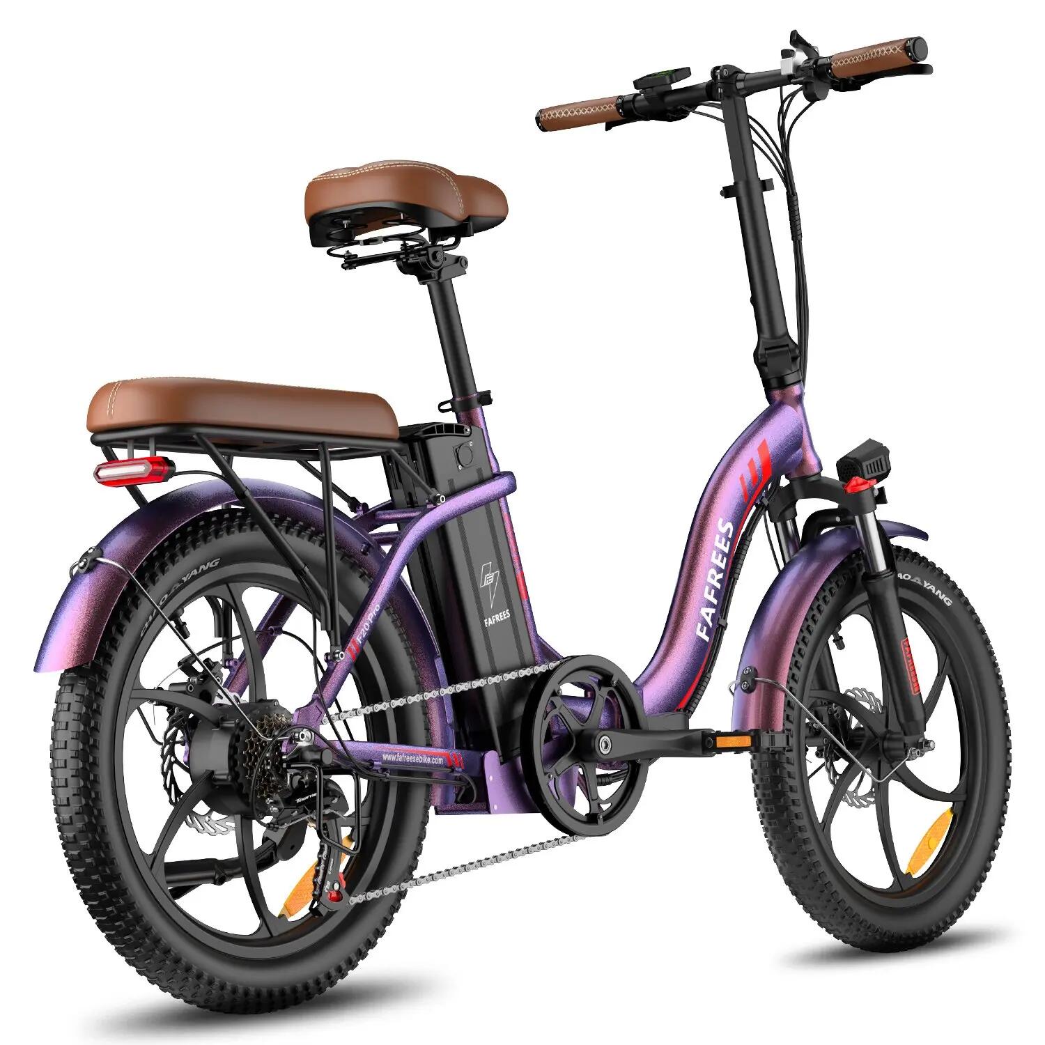 F20 Pro E-Bike Pieghevole Batteria da 20Ah, Pneumatici Fat da 20", 7 Velocità 4/7
