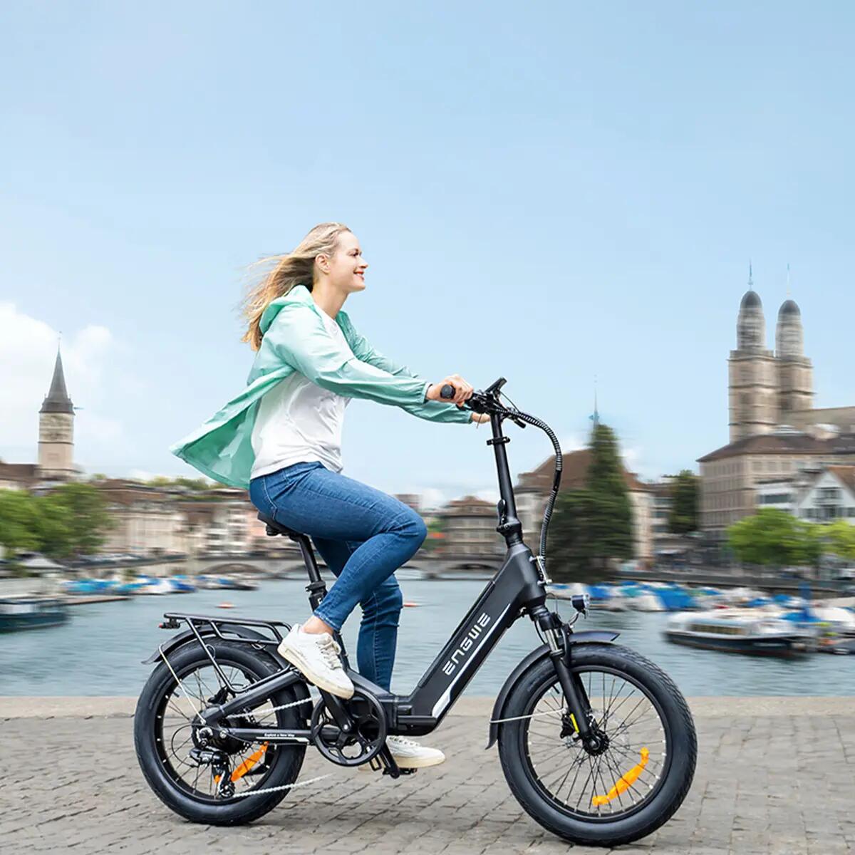 Bicicleta eléctrica compacta ENGWE L20 3.0 BOOST, par motor de 75 Nm 6/7