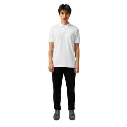 Polo Motif/style Logo Rectangulaire PASSENGER Homme (Blanc)