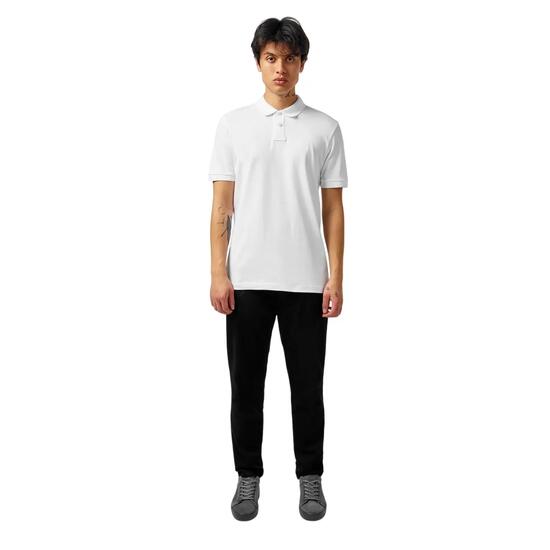 Polo Motif/style Logo Rectangulaire PASSENGER Homme (Blanc)