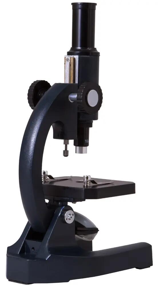 Microscopio monoculare - Didattica - 200x, specchio - 2S NG - Nero 5/6