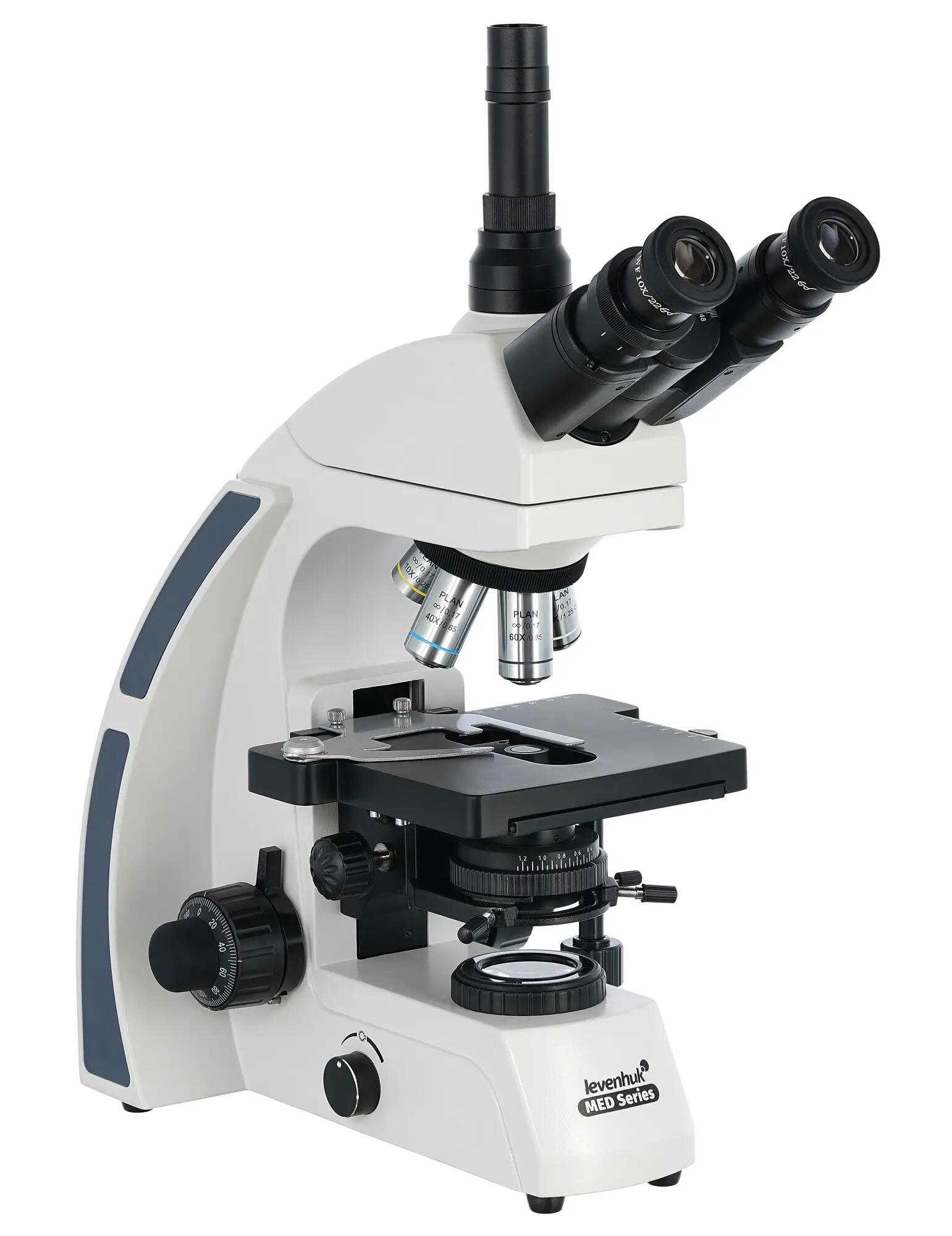 Microscopio trinoculare - Ricerca - Professionale - Levenhuk MED 40T - Nero 5/6