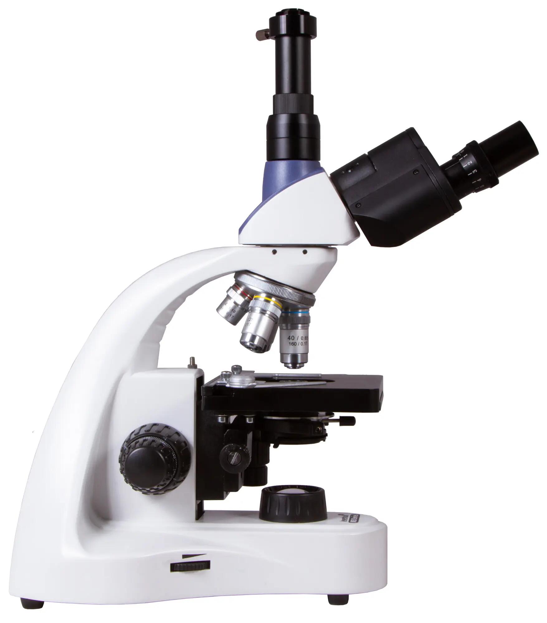 Microscopio trinoculare da laboratorio 40–1000x Levenhuk MED 10T - nero 6/6