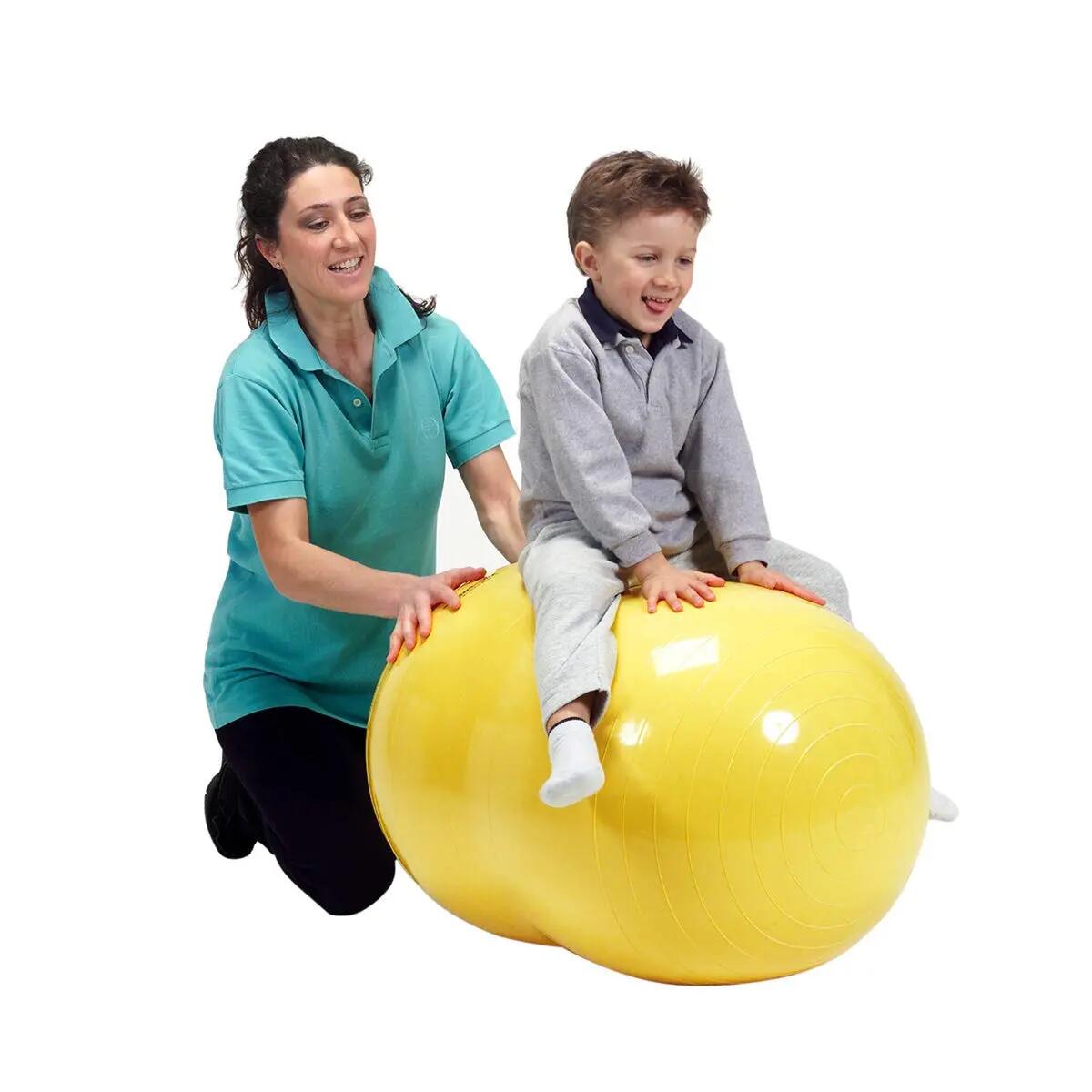 Fitnessball Gymnic Physio-Roll Lxø: 90x55 cm, Gelb Gesundheitssport Unisex 4/6