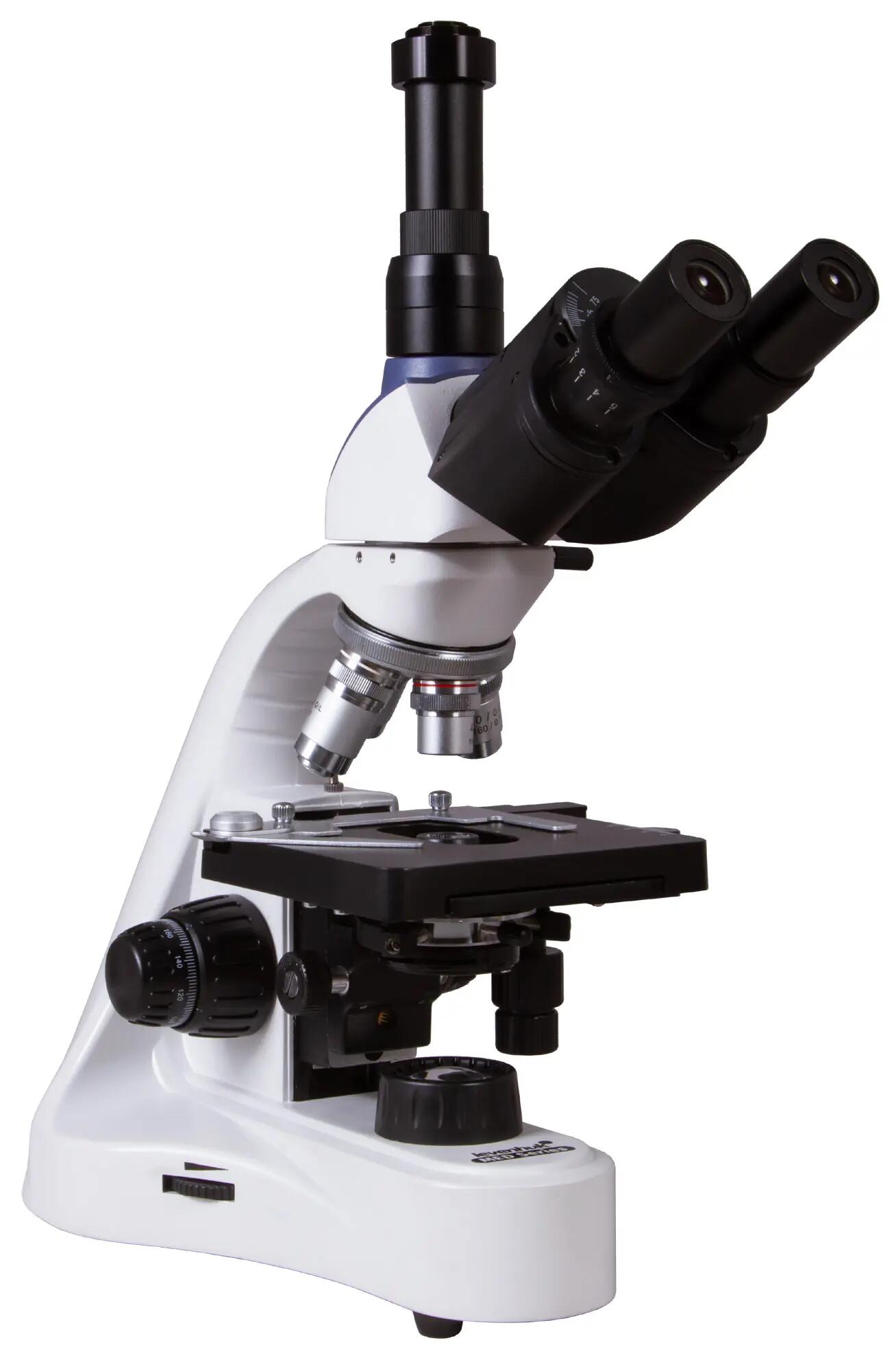 Microscopio trinoculare da laboratorio 40–1000x Levenhuk MED 10T - nero 5/6