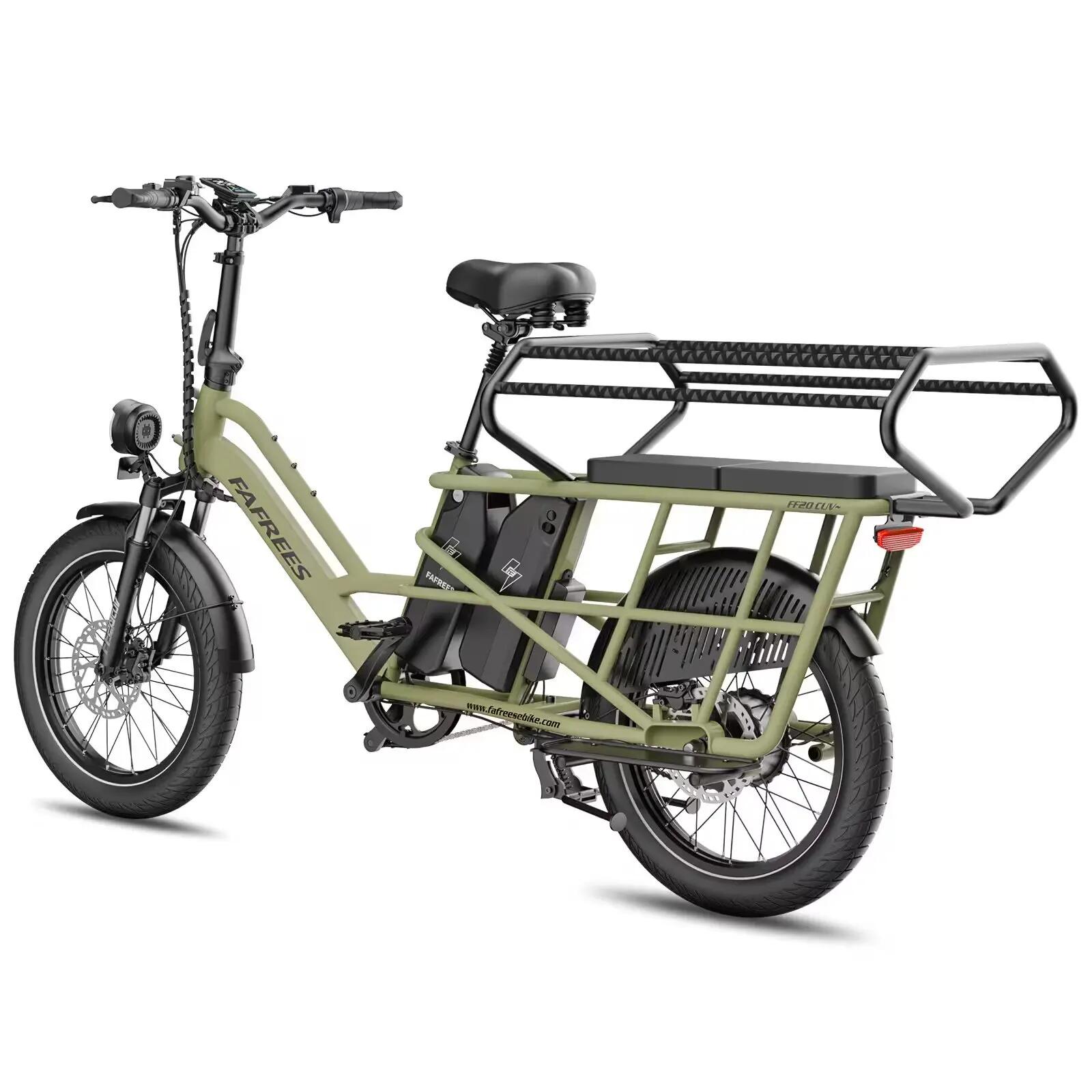 Cargo EBike FF20 CUV Batterie Doppie 12Ah 140 km Fat Gomme sedile posteriore 2/7