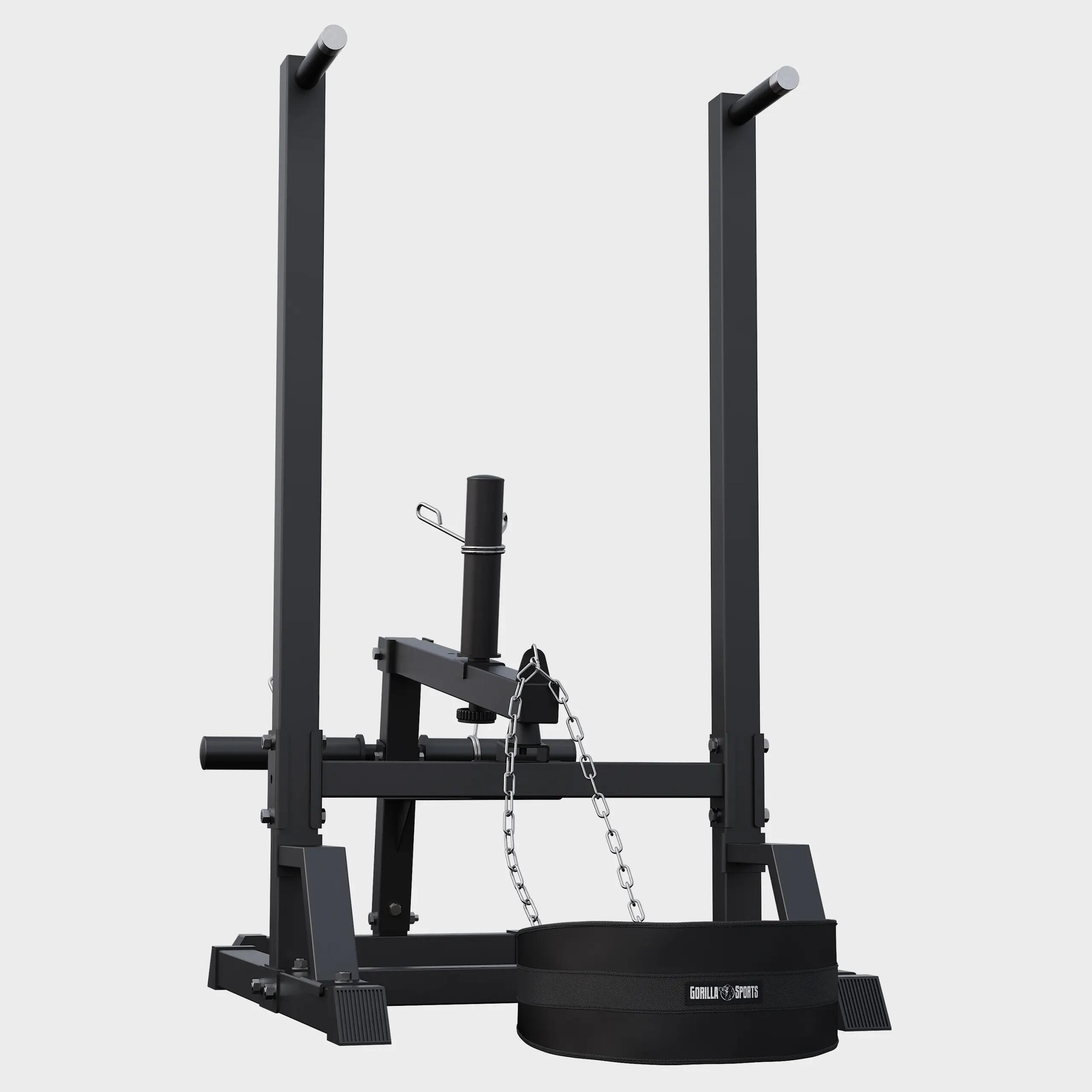Station de dips à charge libre acier 200 kg – Musculation maison 7/10