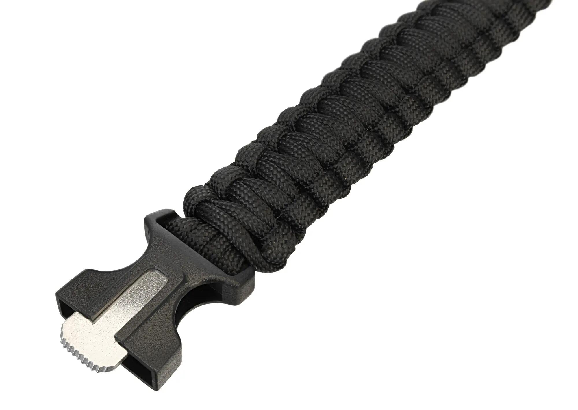 Pulsera de supervivencia 5 en 1 para senderismo - Levenhuk LabZZ FL5 - Negro 5/6