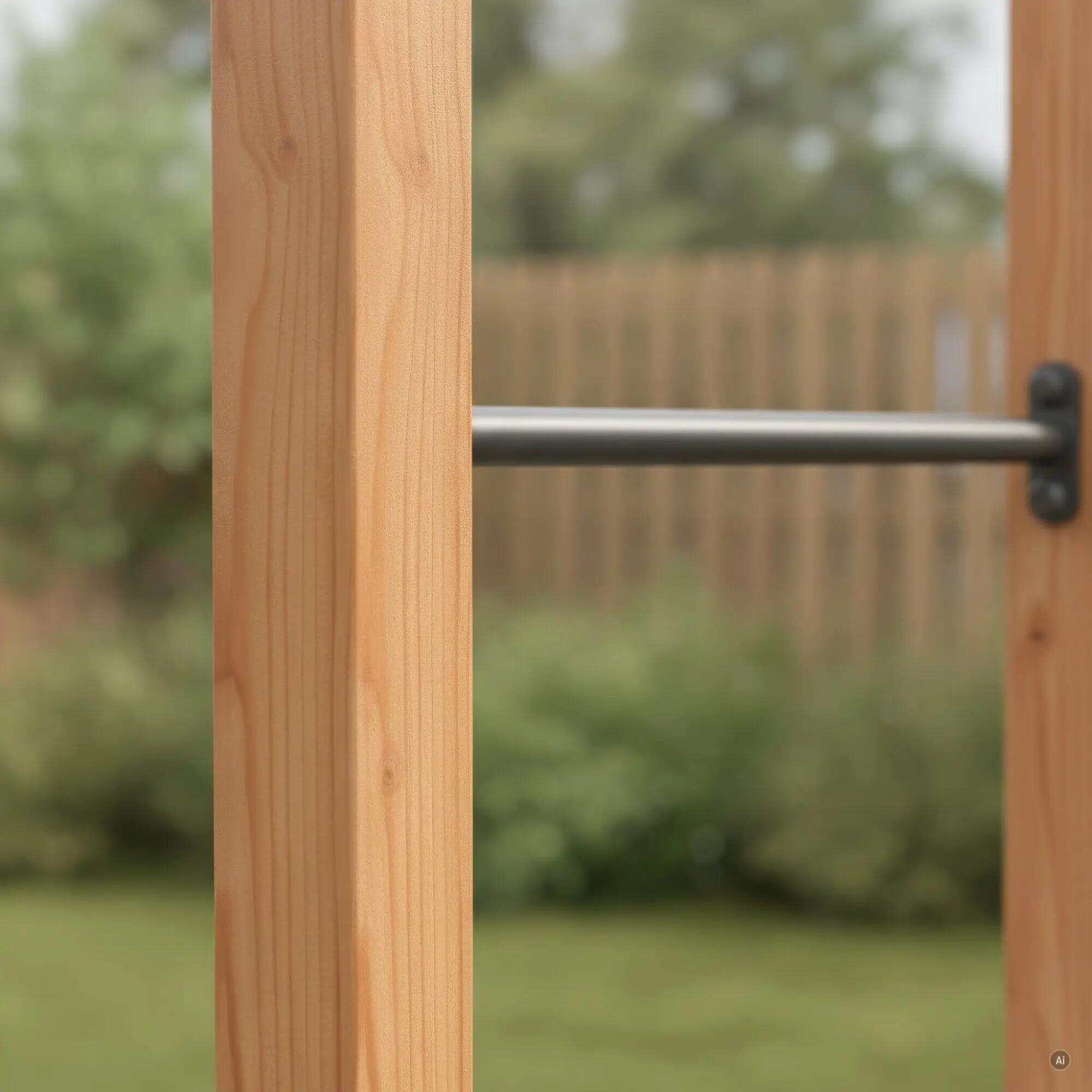 Linea 85 barre fixe en bois 6/6