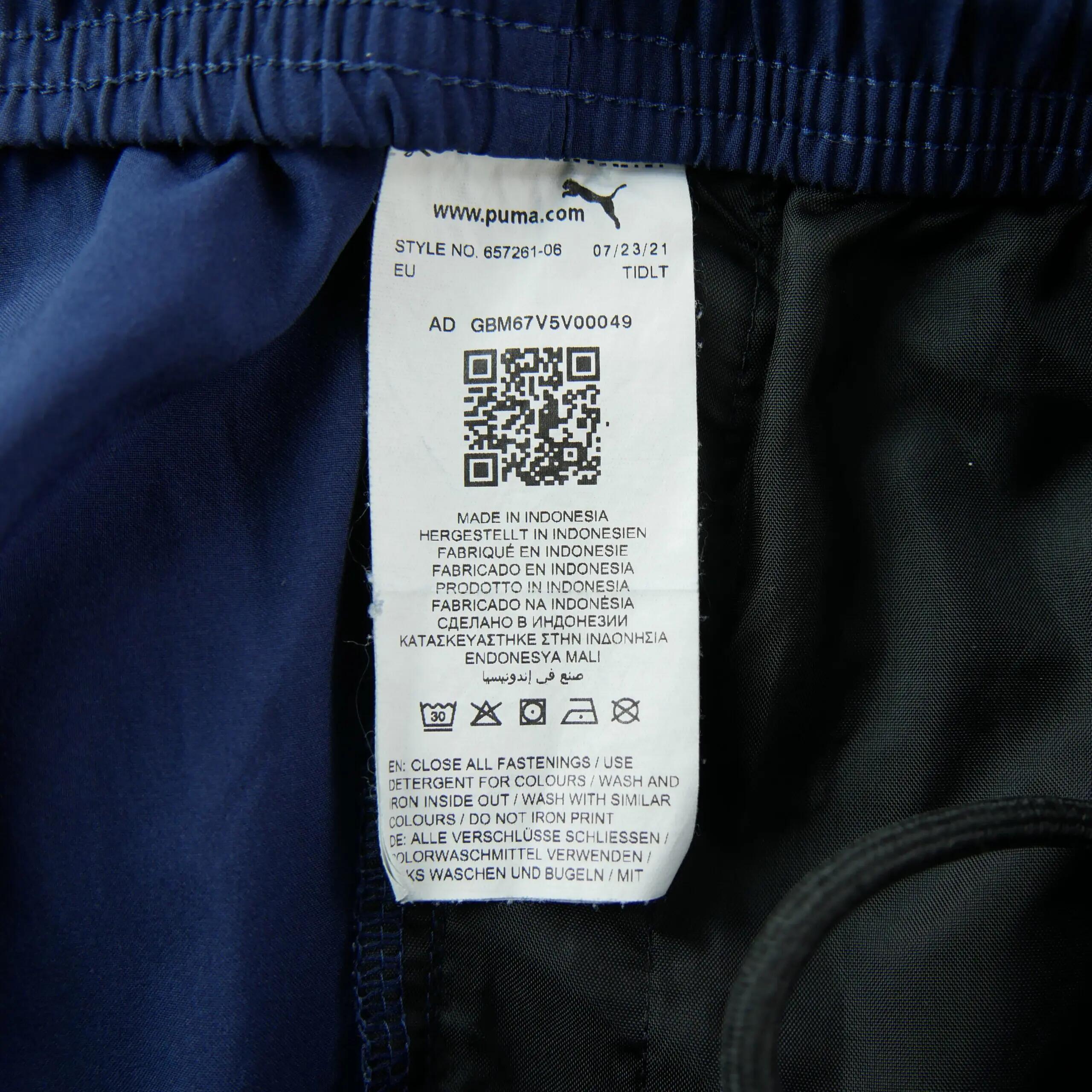 Tweedehands - Joggings heren marine Puma - Goede staat 6/7