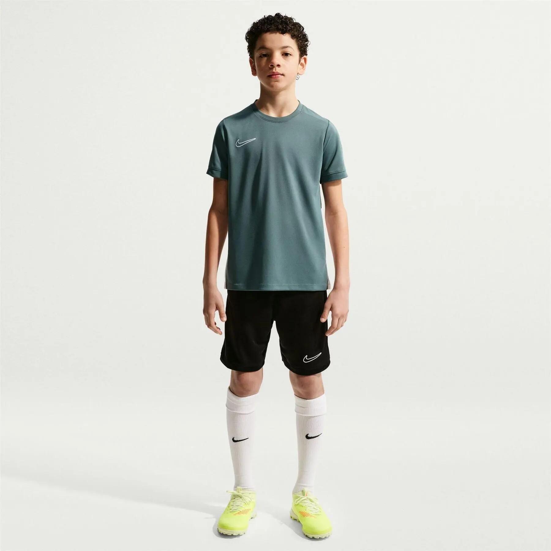 Haut Motif/style Swoosh ACADEMY Enfant (Ardoise / Blanc) 4/6