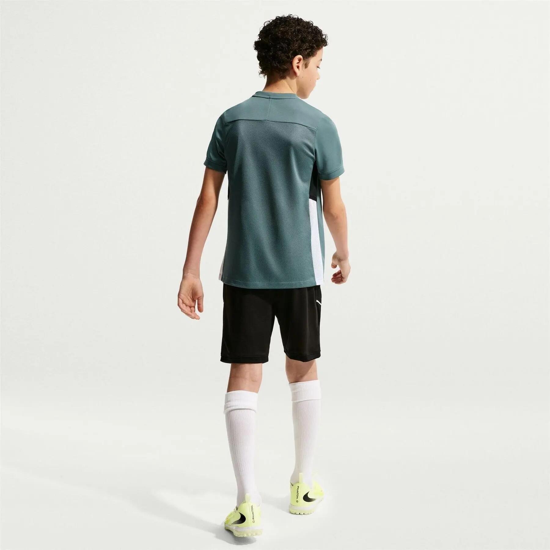 Haut Motif/style Swoosh ACADEMY Enfant (Ardoise / Blanc) 5/6