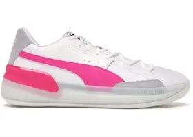 Puma Clyde Hardwood White Pink 3/3