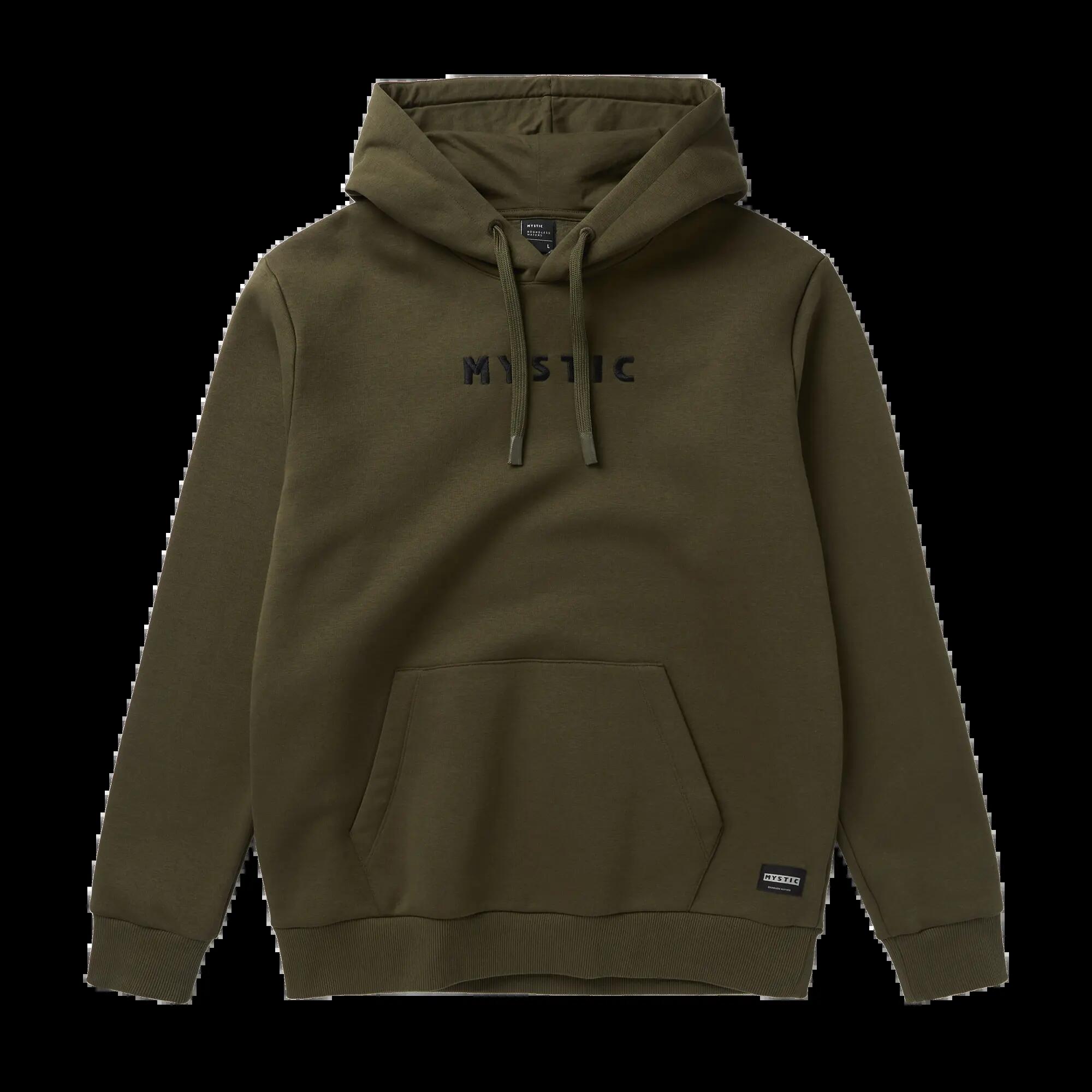 Mystic Brand Hood Sweat - Dark Olive 1/7