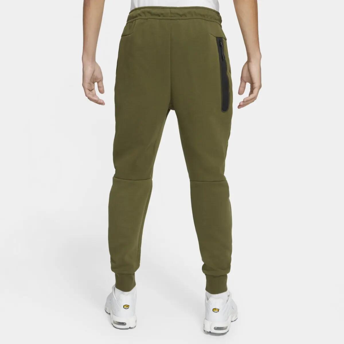 Pantalon - walking - homme - poche zippée - tech fleece - olive 2/3