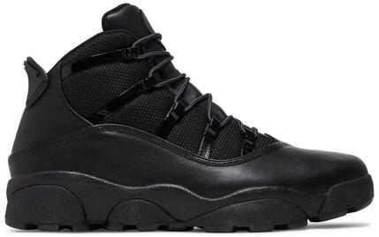 Heren - wintersneaker - leren schoenen - Winterized, Jordan 6 Rings - zwart