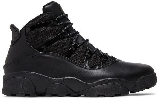 Heren - wintersneaker - leren schoenen - Winterized, Jordan 6 Rings - zwart