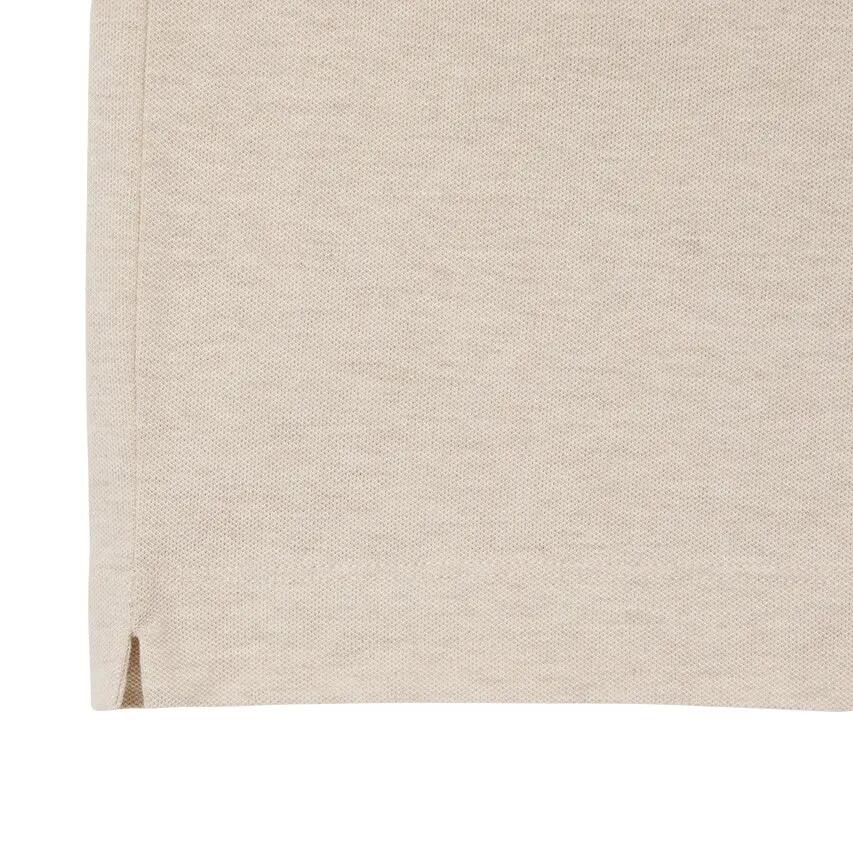 Heren Paris Edition Polo Shirt Katoenpique Beige II 6/7