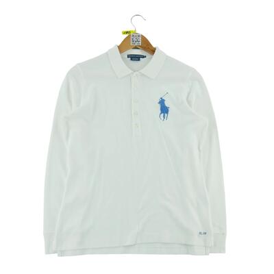 Second hand - Polo maniche lunghe donna Polo Ralph Lauren Big Pony - Stato buono