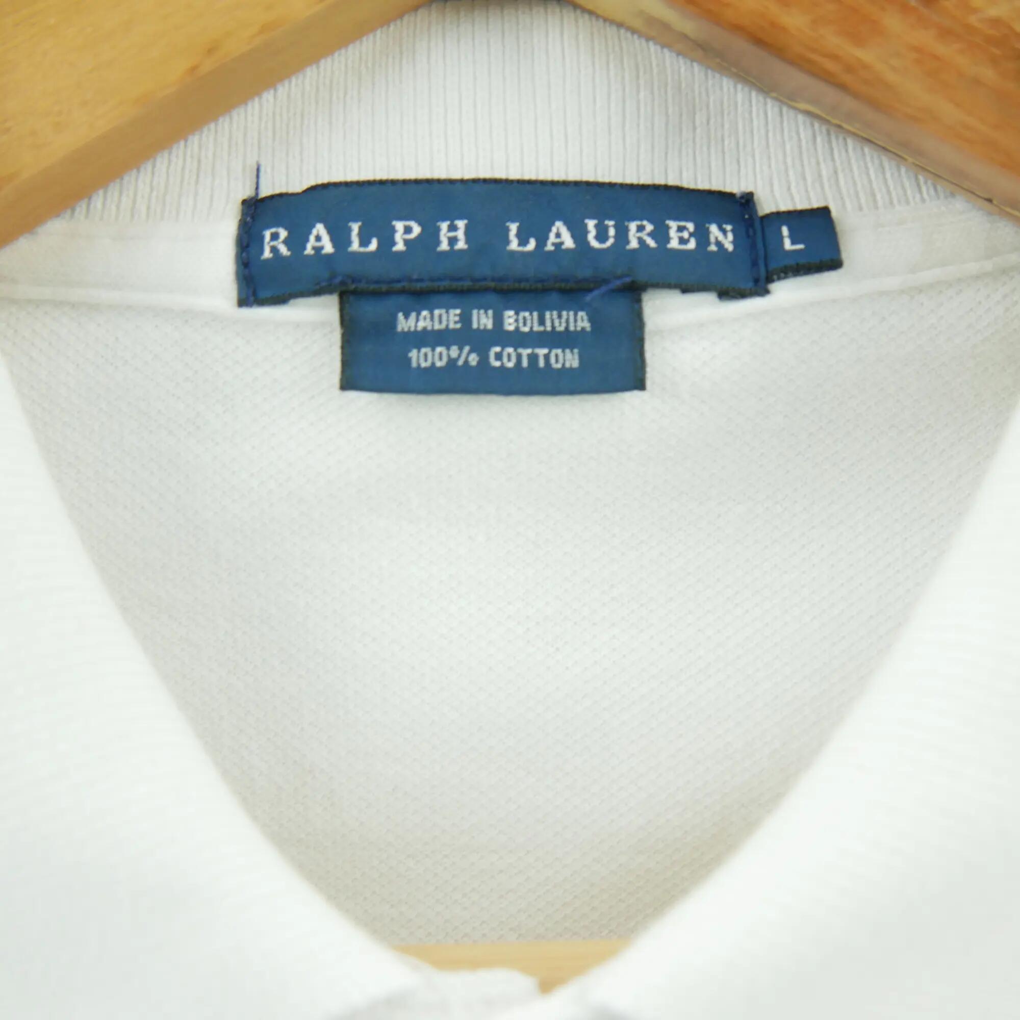 Second hand - Polo maniche lunghe donna Polo Ralph Lauren Big Pony - Stato buono 7/7