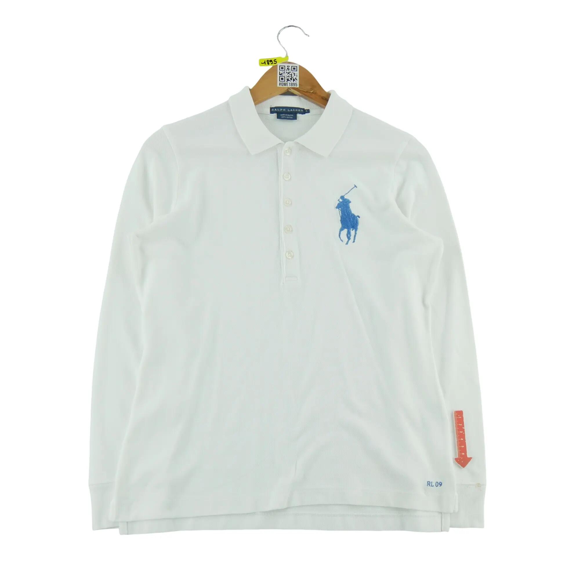 Second hand - Polo maniche lunghe donna Polo Ralph Lauren Big Pony - Stato buono 5/7