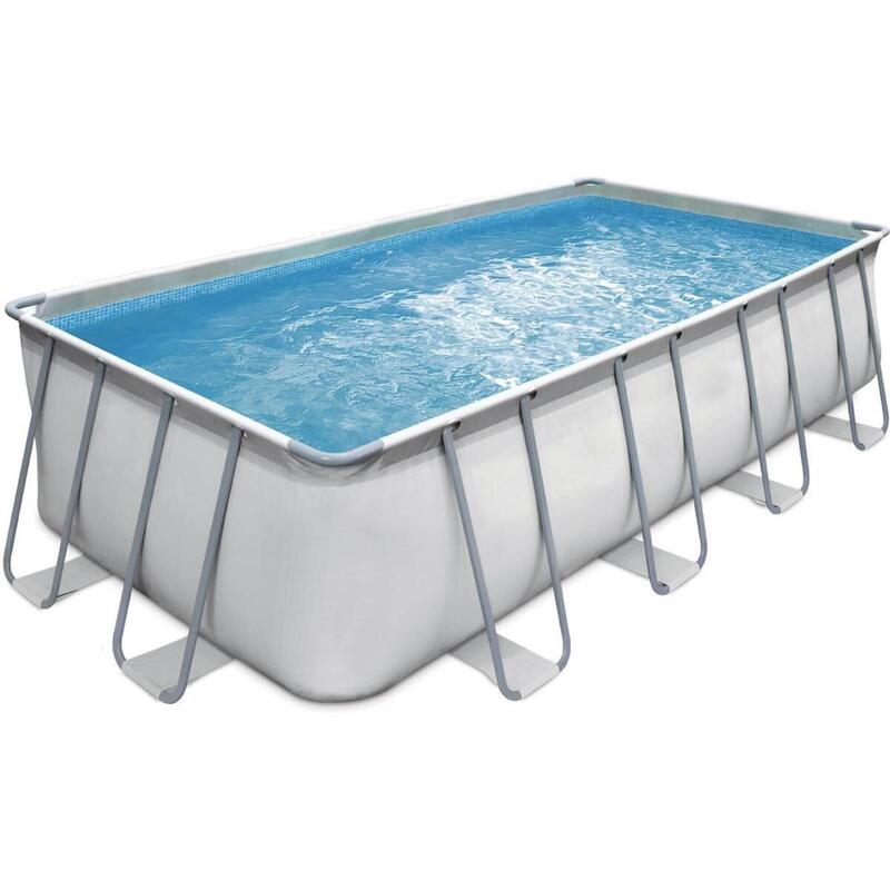 Piscine tubulaire rectangulaire - 4.88 x 2.44 x 1.22 m - Sans filtration