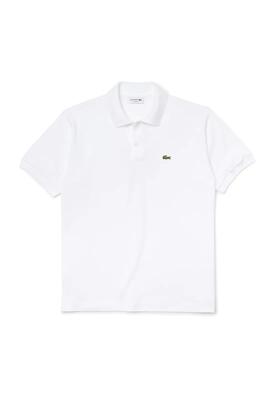 Lacoste Modello L1212 Short Sleeved Ribbed Collar S Colore Rosa