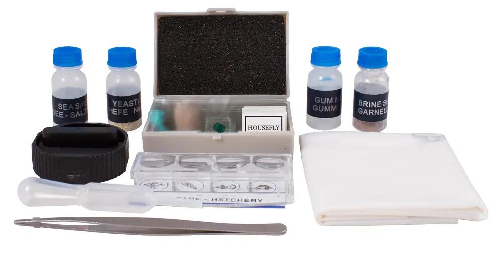 Kit di esperimenti - Scienza - Preparazione vetrini - Levenhuk K50 - Nero 2/6